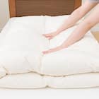 【日本製】ホワイトダックダウン85% 羽毛布団 合掛(ムーンシャンテン ダブル) 17枚目画像