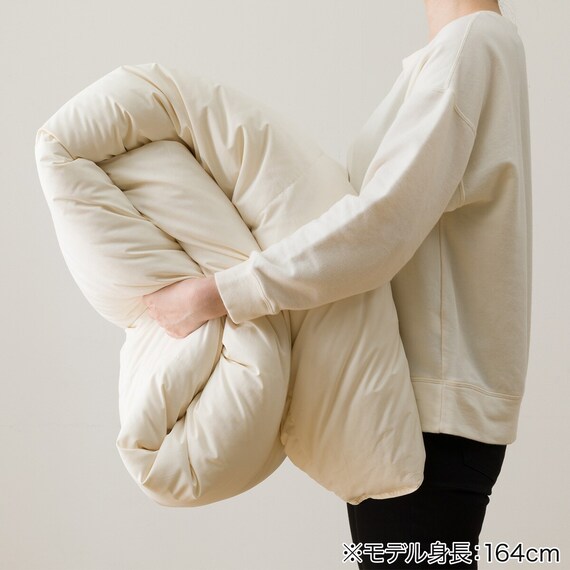 【日本製】ホワイトダックダウン85% 羽毛布団 合掛（ムーンシャンテン　ダブル） 21枚目画像