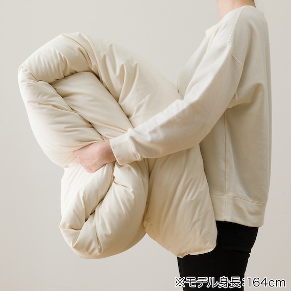 【日本製】ホワイトダックダウン85% 羽毛布団 合掛(ムーンシャンテン ダブル) 21枚目画像