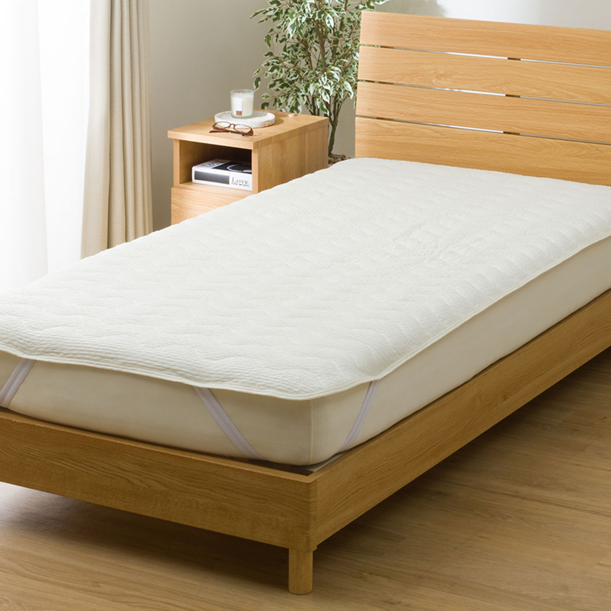 敷きパッド ダブル(Sウォッシュ D WH S2513) | ニトリネット【公式