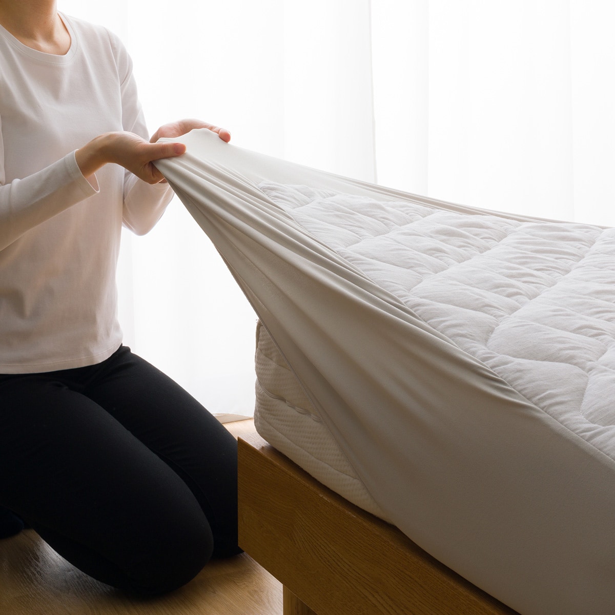 BOXパッド セミダブル(Cガーゼ SD GY T05) | ニトリネット【公式