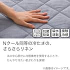 敷きパッド シングル(ヒンヤリリネン S DBL S2521) 3枚目画像