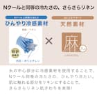 敷きパッド シングル(ヒンヤリリネン S DBL S2521) 4枚目画像