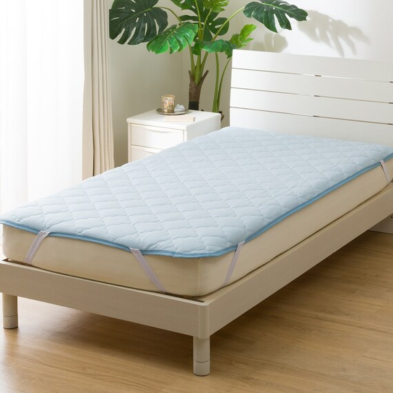 両面使える敷パッド クイーン(Nクール Q BL S2501) 2枚目画像