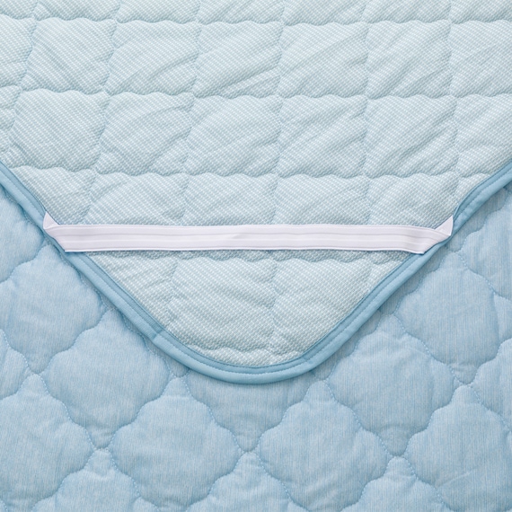 両面使える敷パッド クイーン(Nクール Q BL S2501) 11枚目画像