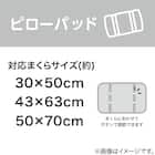 【2点セット】両面使える 敷パッド+ピローパッド GY セミダブル(NクールWSP) 11枚目画像
