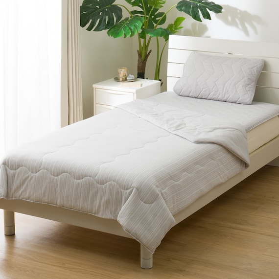 両面使える肌布団 シングル(NクールWSP S GY S2503) 2枚目画像