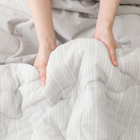 両面使える肌布団 シングル(NクールWSP S GY S2503) 11枚目画像