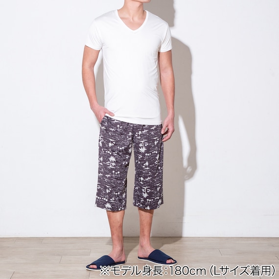 MENS VネックTシャツ(クールSP ne WH M) 2枚目画像