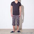 MENS VネックTシャツ(クールSP ne BK 3L) 2枚目画像