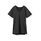 MENS VネックTシャツ(クールSP ne BK 3L) 3枚目画像