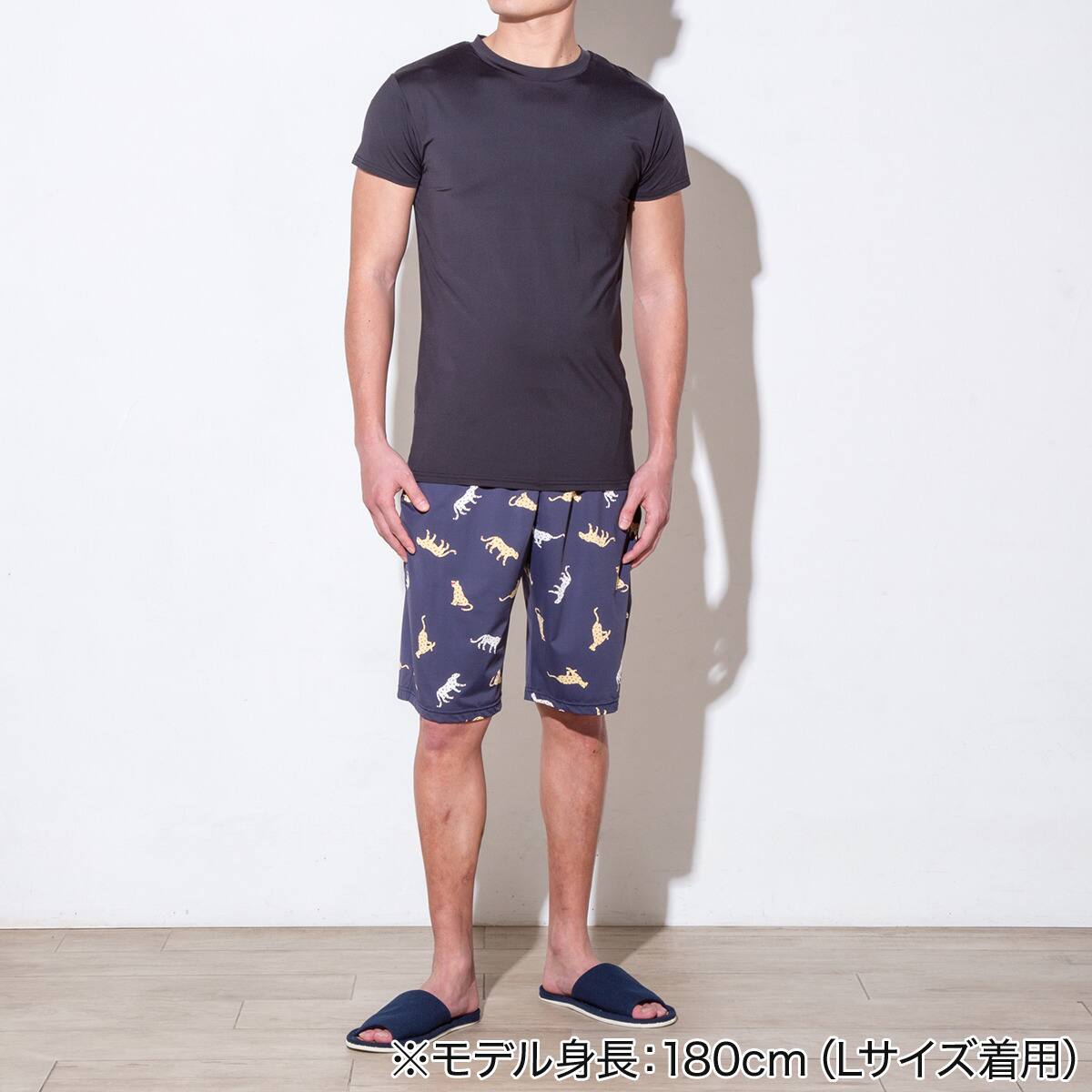 MENS クルーネックTシャツ(クールSP ne BK L) | ニトリネット【公式
