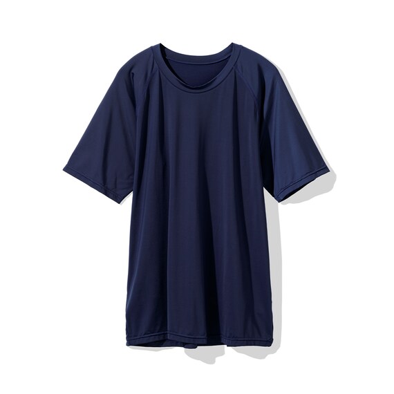 MENS 半袖Tシャツラグランタイプ(クールSP ne NV 3L) 4枚目画像