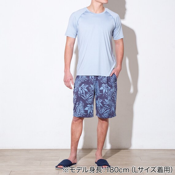 MENS 半袖Tシャツラグランタイプ(クールSP ne GrBL M) 2枚目画像