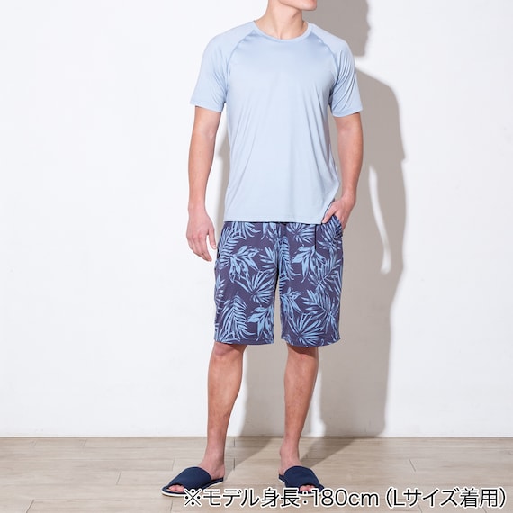 MENS 半袖Tシャツラグランタイプ(クールSP ne GrBL M) 2枚目画像