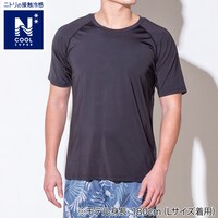 MENS 半袖Tシャツラグランタイプ(クールSP ne BK M)
