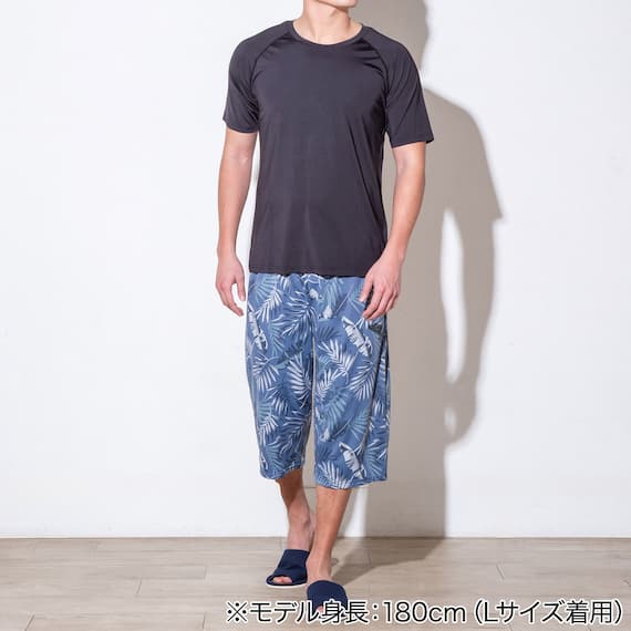 MENS 半袖Tシャツラグランタイプ(クールSP ne BK M) 2枚目画像