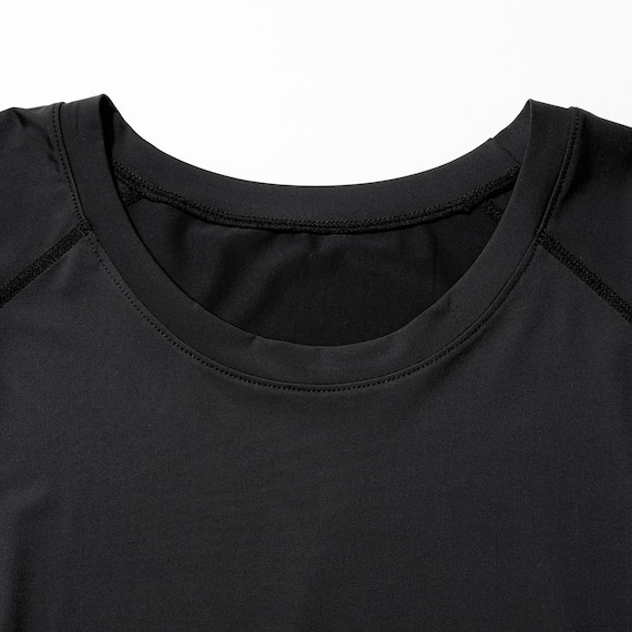 MENS 半袖Tシャツラグランタイプ(クールSP ne BK M) 5枚目画像