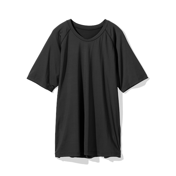 MENS 半袖Tシャツラグランタイプ(クールSP ne BK L) 3枚目画像