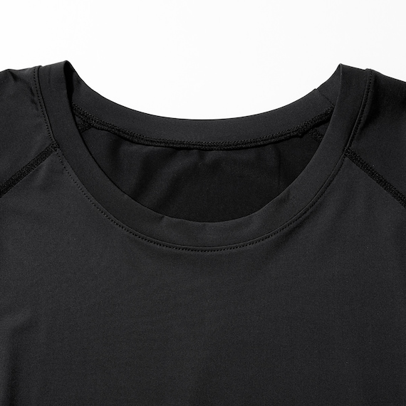 MENS 半袖Tシャツラグランタイプ(クールSP ne BK L) 5枚目画像