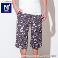 MENS ルームパンツ7分丈(クールSP nep BK)