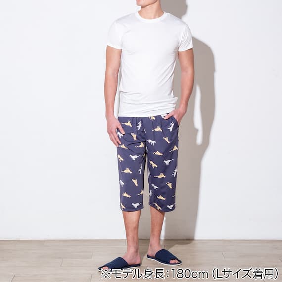MENS ルームパンツ7分丈(クールSP nea NV L) 2枚目画像