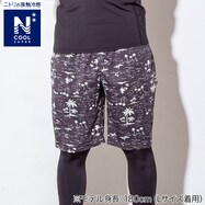 MENS ルームパンツ5分丈(クールSP nep BK)