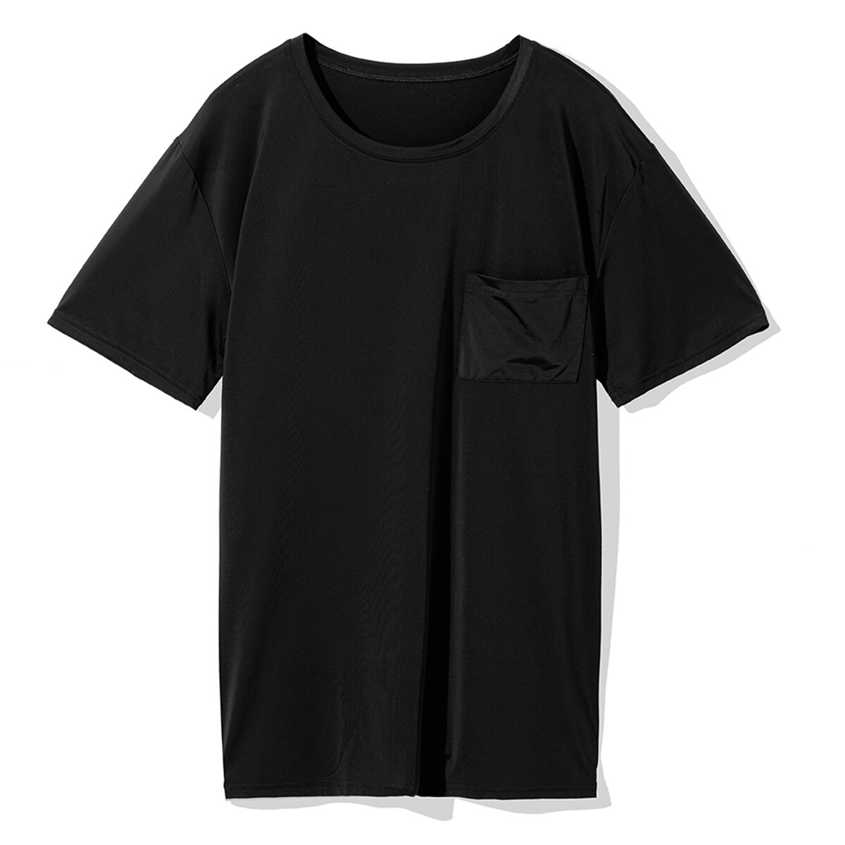 MENS クルーネックTシャツ＋ルームパンツ6分丈 ルームウェアセット