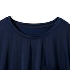 MENS クルーネックTシャツ＋ルームパンツ6分丈 ルームウェアセット(クールSP nes NV 3L) 4枚目画像