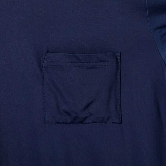 MENS クルーネックTシャツ＋ルームパンツ6分丈 ルームウェアセット(クールSP nes NV 3L) 5枚目画像