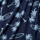 MENS クルーネックTシャツ+ルームパンツ6分丈 ルームウェアセット(クールSP nes NV 3L) 10枚目画像