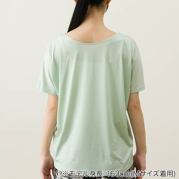 WOMENS ドルマンTシャツ 前後2way(クールSP ne GR M) 11枚目画像