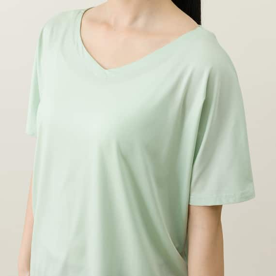 WOMENS ドルマンTシャツ 前後2way(クールSP ne GR M) 12枚目画像