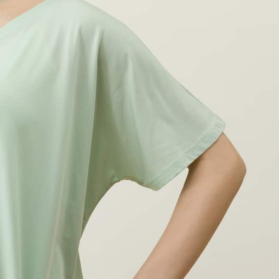 WOMENS ドルマンTシャツ 前後2way(クールSP ne GR M) 13枚目画像