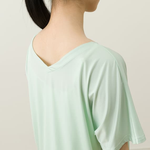WOMENS ドルマンTシャツ 前後2way(クールSP ne GR M) 15枚目画像