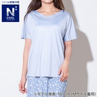 WOMENS ドルマンTシャツ 前後2way(クールSP ne BL L)