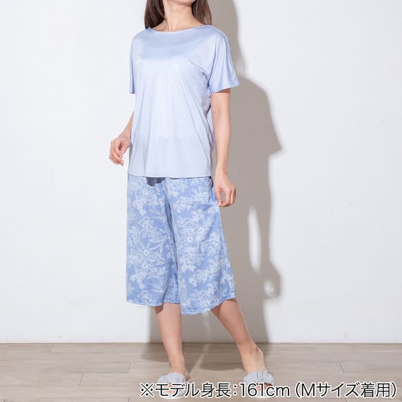 WOMENS ドルマンTシャツ 前後2way(クールSP ne BL L) 2枚目画像