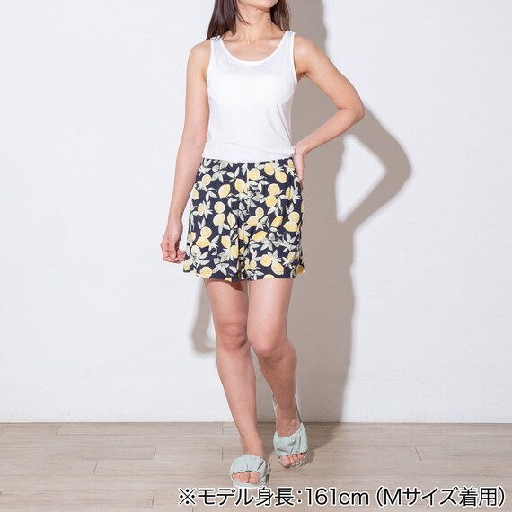 WOMENS ルームパンツ3分丈(クールSP nel NV LL) 2枚目画像