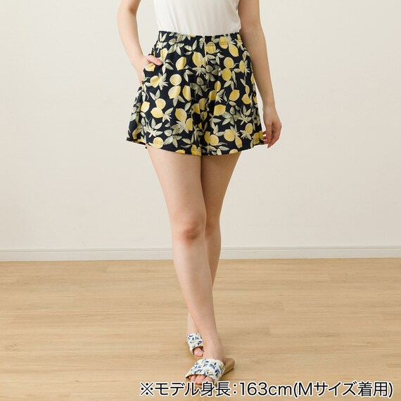 WOMENS ルームパンツ3分丈(クールSP nel NV LL) 3枚目画像