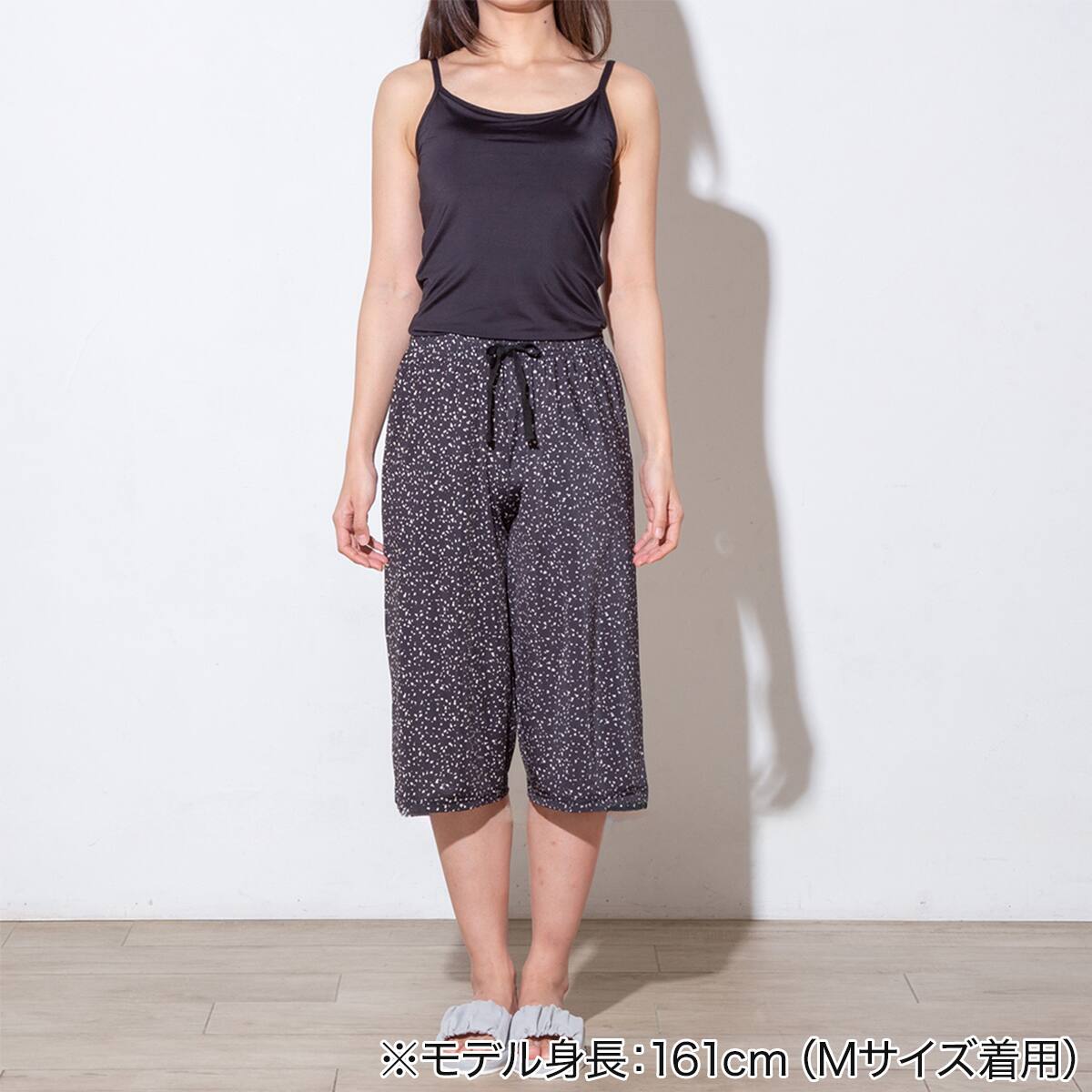 WOMENS ルームパンツ7分丈(クール net BK L) | ニトリネット【公式