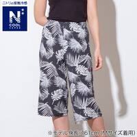 WOMENS ルームパンツ7分丈(クールSP neb BK L)