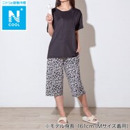 WOMENS Tシャツ+ルームパンツ7分丈ルームウェアセット(クール nep)