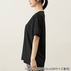 WOMENS Tシャツ+ルームパンツ7分丈ルームウェアセット(クール nep BK M) 6枚目画像