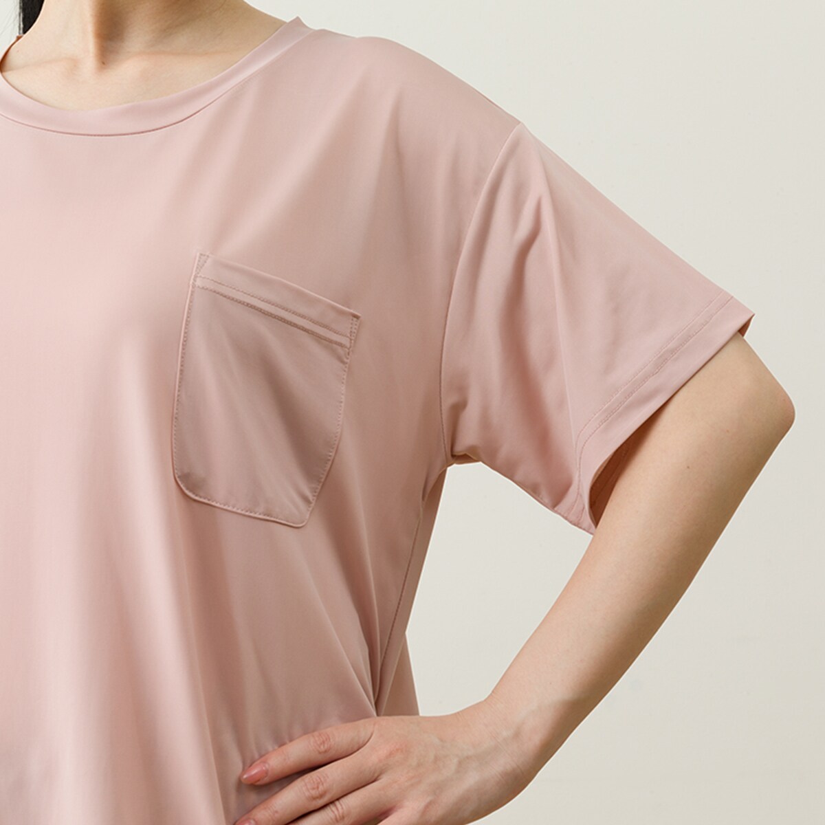 WOMENS Tシャツ+ルームパンツ7分丈ルームウェアセット(クール nep PC M