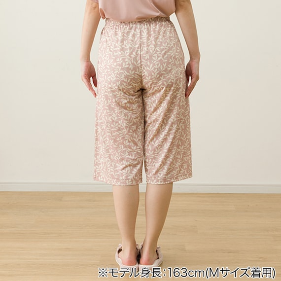 WOMENS Tシャツ+ルームパンツ7分丈ルームウェアセット(クール nep PC M) 14枚目画像