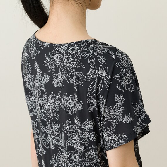 WOMENS ギャザー付きワンピース(クールSP ne BK M-L) 8枚目画像