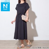 WOMENS ドロストワンピース(クール ne BK F)