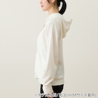 WOMENS UVカットメッシュパーカー(クール ne WH M) 5枚目画像