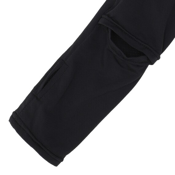 男女兼用UVカット メッシュアームカバー(クール ne BK) 6枚目画像