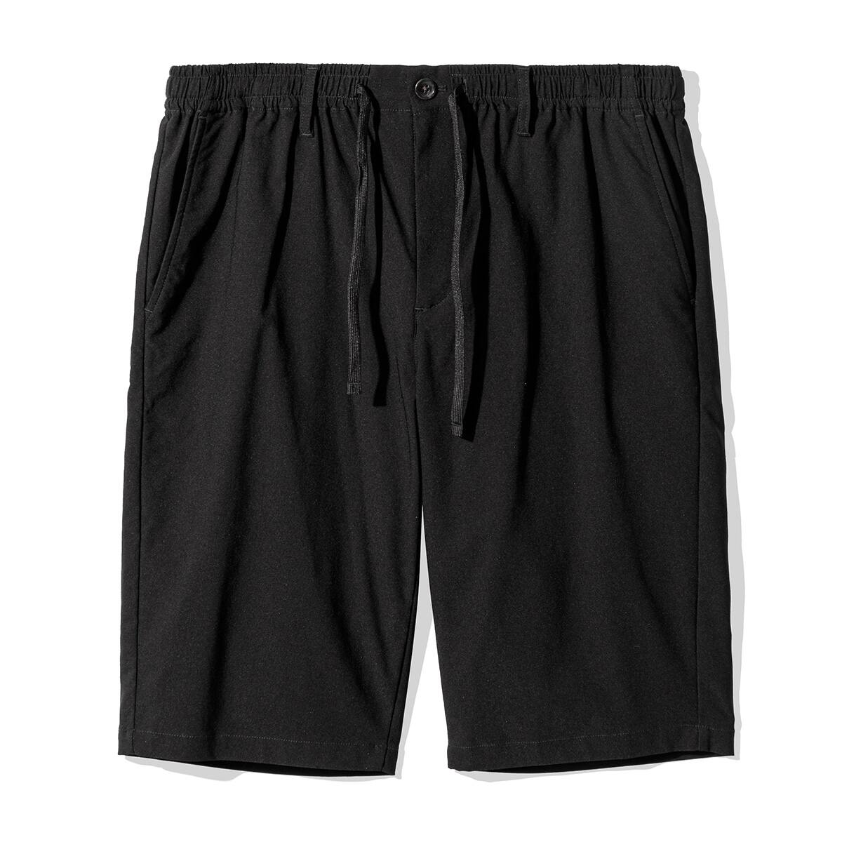 MENS 驚くほどよく伸びるハーフパンツ(クール SPSTne BK L) | ニトリ